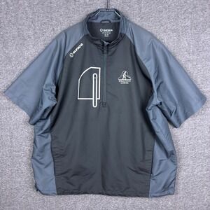 Sunice‎ Sunice Webster X20 Windshirt Mens XXL Grey Short Sleeve Golf Performance